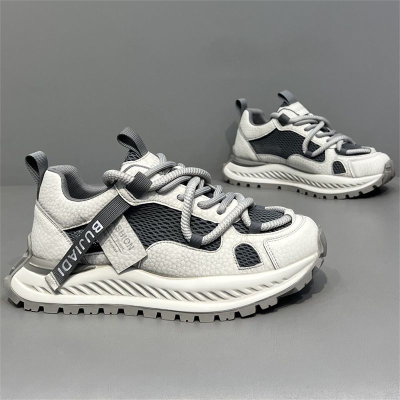 New ModelSummer Men'S Shoes Retro Old Wind Breathable Mesh Platform Dad Shoes Youth Versatile Sports And Leisure Shoes