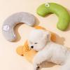 Furry Pet Calmed Pillows Tiefschlafkissen Katzen-Grau