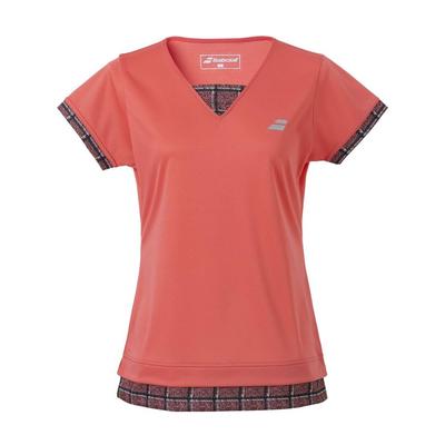 Ropa de Tenis Babolat CAMISETA DE MANGA CORTA PURE BWG3378 2023FW Programada para su lanzamiento a finales de septiembre Pre-pedido para Mujer