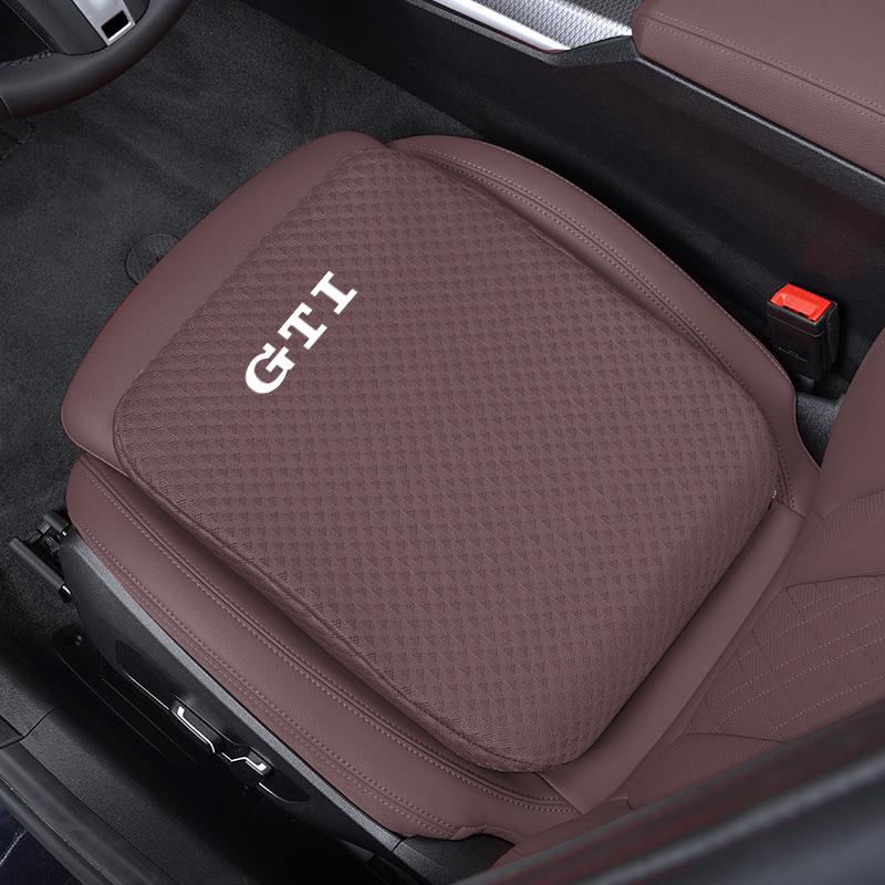 For Volkswagen Volkswagen Car Seats Cushion Ice Silk Pad Increase Seat Cushion Key For VW Amarok T-ROC T-Cross Passat Polo T5 Golf Tiguan Jetta zs8