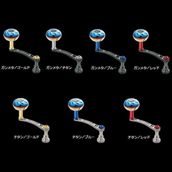 LIVRE Light Arm 65 EP37 Knob for Shimano S2 Plate Red (Gunmetal + G)