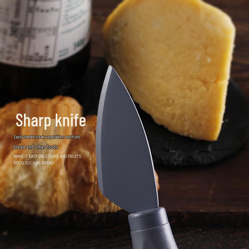 Stainless Steel Cheese Knife and Slicer Set with Non-Stick Coating