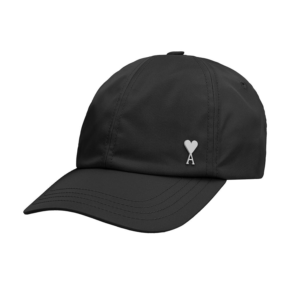 Ami Heart Logo Stud Cap Pa0037 001 UCP268 PA0037 001