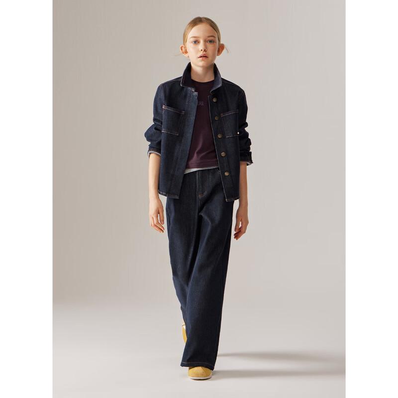 ELLE KIDS Girls' Retro Flared Denim Jeans