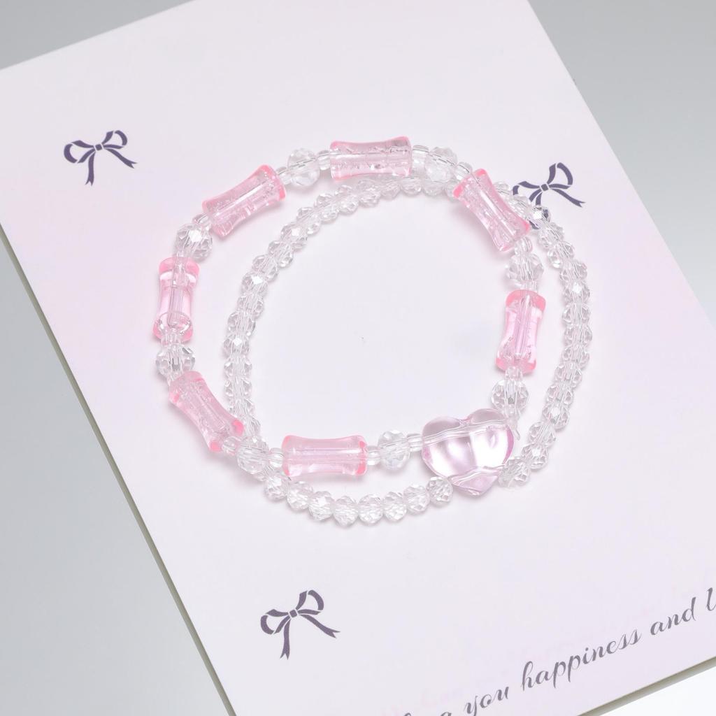 Mori Style Mermaid Crystal Bracelet - Sweet, Versatile Design for Women, Students, and Best Friends.