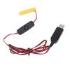 Universal 4.5V LR03 USB Power Converters Battery Eliminators Replace 3pcs LR03 Battery for LED Light Radio Toys with Switches