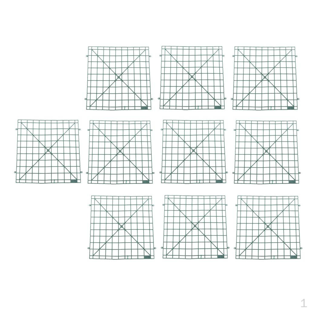 

10xPlastic Panel Holder Rack Wedding Wall Flower Backdrop DIY cm