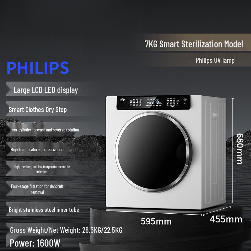 German Heat Pump Clothes Dryer - Large Capacity, Ideal for Home & Hotel Use.