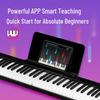 Portable 61-Key Touch-Sensitive Folding Digital Piano for Beginners