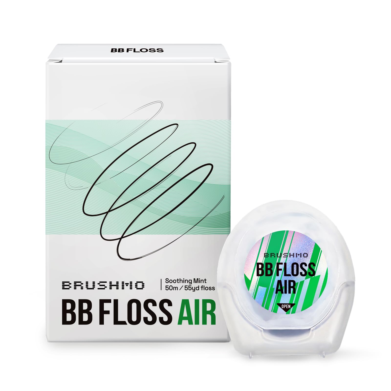 

brand now available at dental clinics in Brushmo BB Floss AIR Black Dental 50m 100 thin interdental floss [Brushmo Tokyo] Floss, (approx. days чёрный