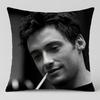 Celebrity Hugh Jackman Cushion Cover Short Plush Cushion Cover Double Sided Print Washable Sofa Pillowcase Home Decor Gift