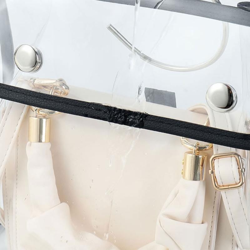 Clear Handbag Dust Cover Bag Dustproof Moistureproof Purse Protector Bag, 4 Sizes Handbag Organizers for Closets