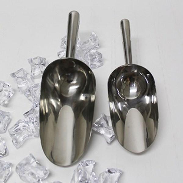 Horeka Stainless Steel Ice Scoop 360ml, 1 Piece, 1 Piece, Korean Popular Tableware