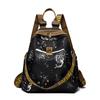 Schoolbag1011 New Export Women's Print Multi-functional Backpack Women's Bag Jixiang Casual Schoolbag Versatile Backpack
