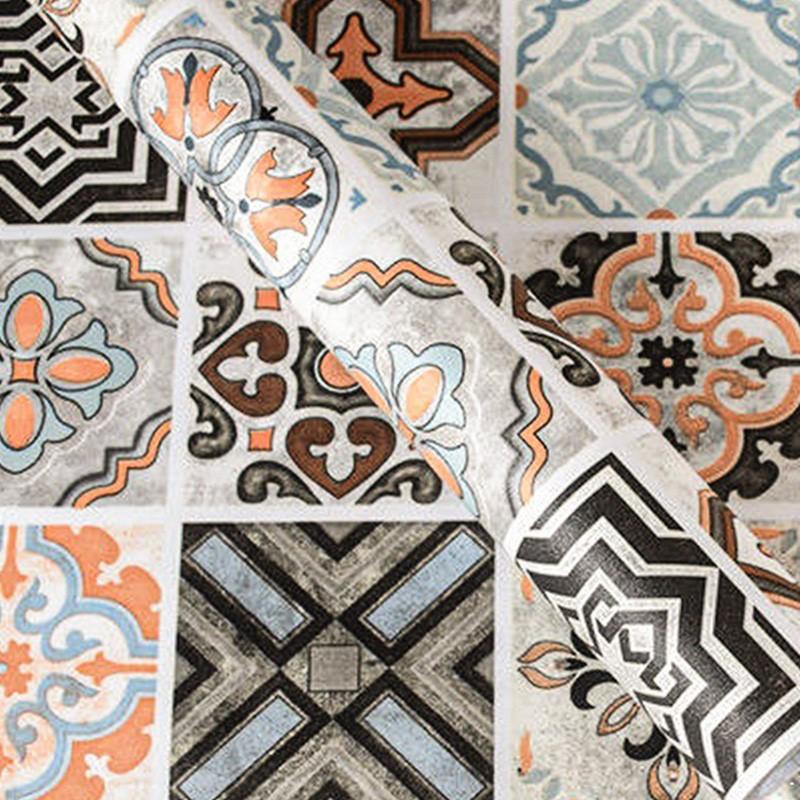 1Roll Cabinet Stickers Home Decoration PVC Waterproof Wallpaper Embossed Textured Wall Sticker Kitchen Self Adhesive Countertop