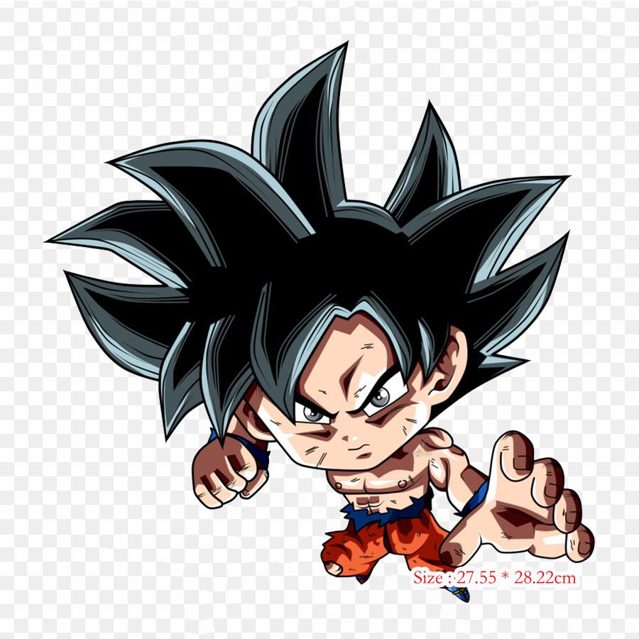Patches For Clothes Bag Iron On Thermal Stickers Chibi Beerus Beerus Goku Pattern Washable Heat Transfer