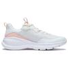 Li Ning Eazgo Flex Textil, Synthetikleder Niedrig geschnitten Freizeit Laufschuhe Damen Weiß Rosa ARST074-1