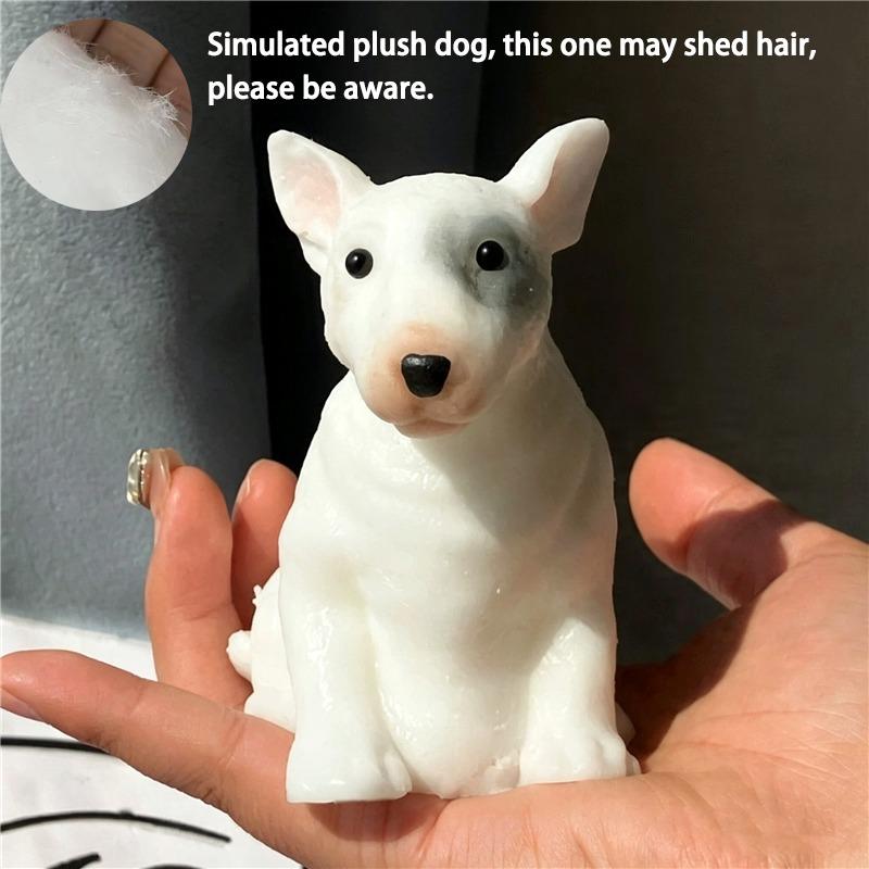 Realistic Puppy Squishy Toy Tpr Soft Fast Rebound Fidget Toy Cute Stress Relief Adult Office Anxiety Decompression Gift 7 Styles