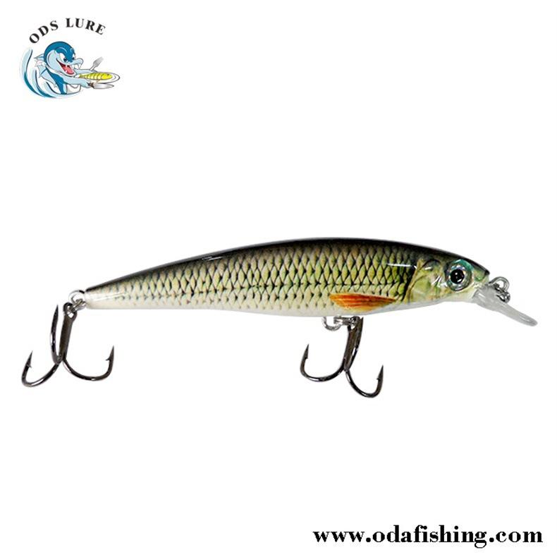 70Mm Abs Plastic Simulated Fishing Bait For Bionic Freshwater Sea Fishing Bait, Black Fish Luya Bait Mino Perch