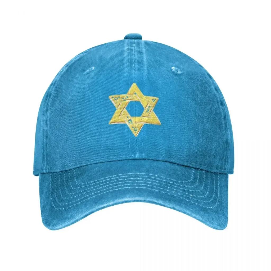 Star Of David Judaism Jewish And Symbol Casual Baseball Cap Adjustable Snapback Hats For Women Unisex Sunscreen Hat