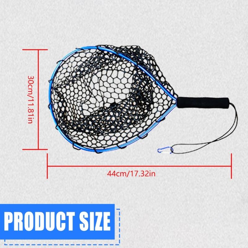 Fishing Tackle Tool Fishing Net for Adult Small Landing Net with Comfortable Grip Handle Fishing Landing Net