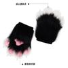 Furry Costume Paw Gloves Cosplay Performance - Soft Plush Animal Claw Hands With Fabric Pads Anime Convention Accessory