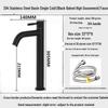 Stainless Steel 304 Cross-Border High Arc Bathroom Basin Faucet