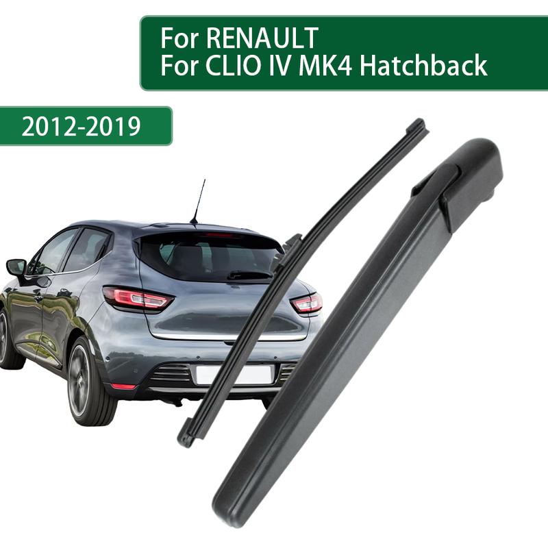 12 Inch For RENAULT CLIO IV MK4 Hatchback 2012-2015- Rear Wiper Blade Arm Set Rear Window Windshield
