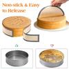 Silicone Round Baking Mat Air Fryer Oven Baking Sheets Non-Stick Baking Liners Reusable Bake Dish For Cake Pizza Pastry Cookie