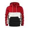 Men's Colorblock Autumn/Winter Long Sleeve Hoodie Hoodie Top Sweater Hooded Jacket