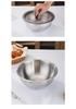 304 Stainless Steel Multi-Purpose Kitchen Bowl Set: Mixing & Seasoning Jar, Deep Soup Pot, Dough Kneading Basin