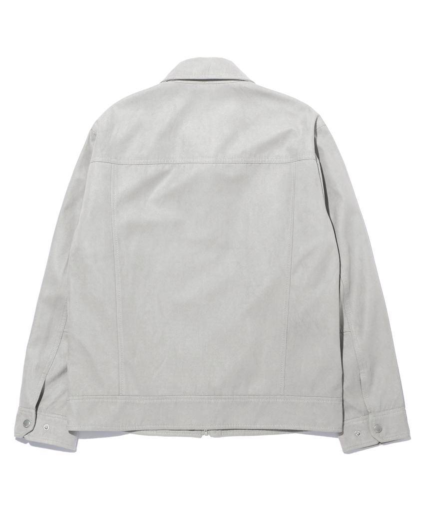 SIGNIFICANT Suede Standard Collar Jacket Lr1Ju006_Beige
