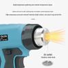 Cordless Lithium Battery Hot Air Gun for Heat Shrink Film, Car Stickers, Grout Sealing - Compatible with Makita, Milwaukee, DeWalt.