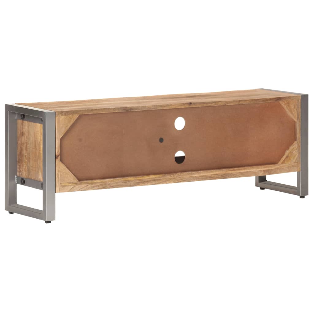 TV Stand 120 x 30 x 40 cm Rough Mango Wood