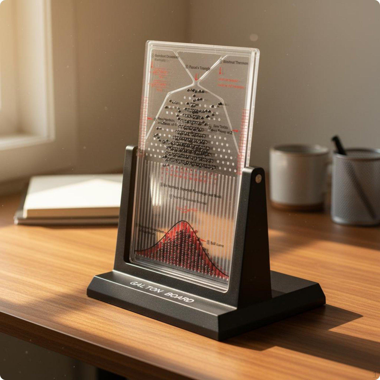 Probability Board Educational Normal Distribution Model Prediction Gift Bead Drop S