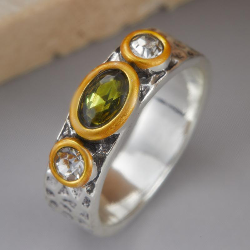 

1-piece Retro Copper Color Pleated Zircon Inlaid Ring, Suitable for Women s Personalized Holiday Party Zircon Gifts 6