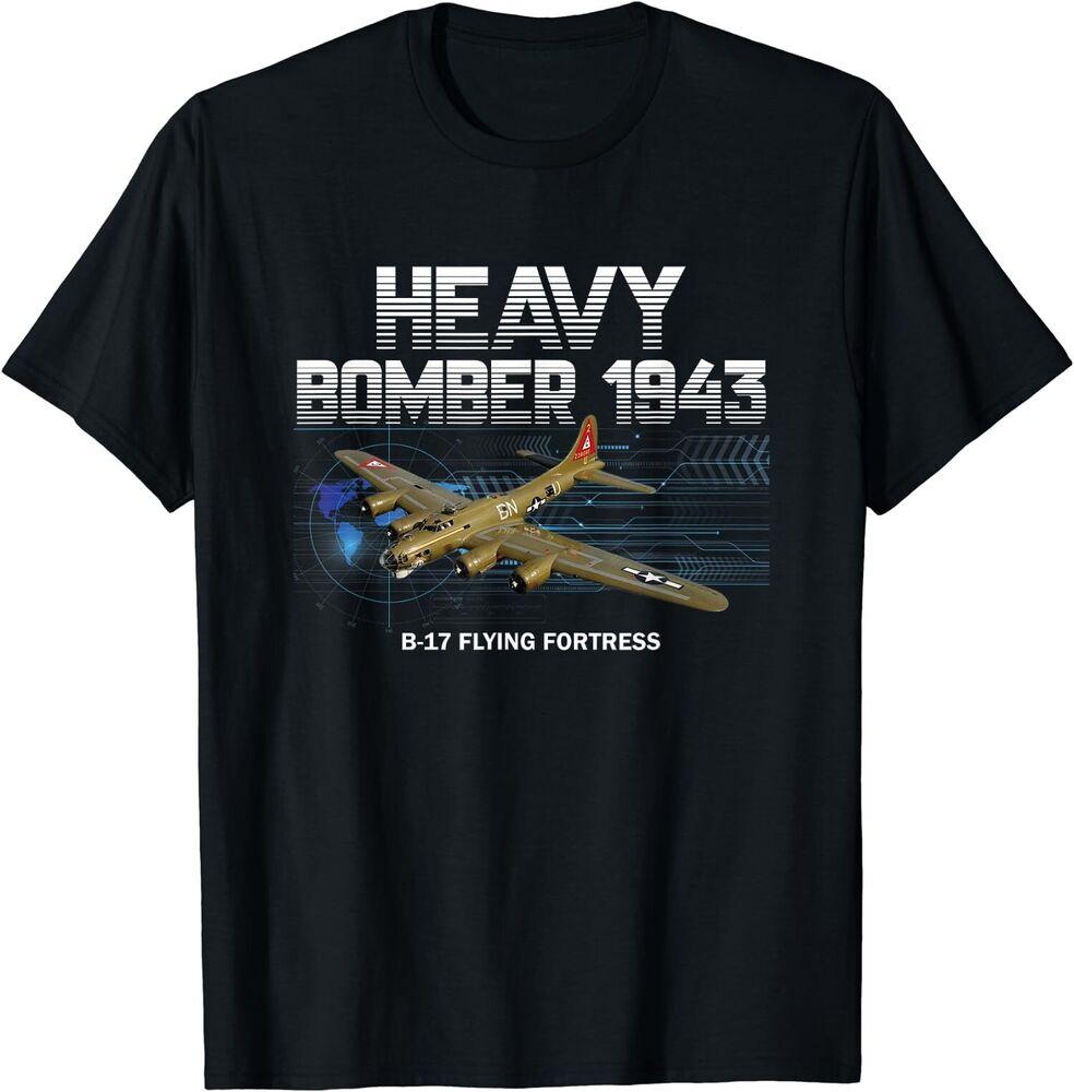 

NEW LIMITED Vintage B-17 Bomber WW2 Plane Aviation Airplane Gift Shirt S-5XL Unisex T-Shirt XXXL