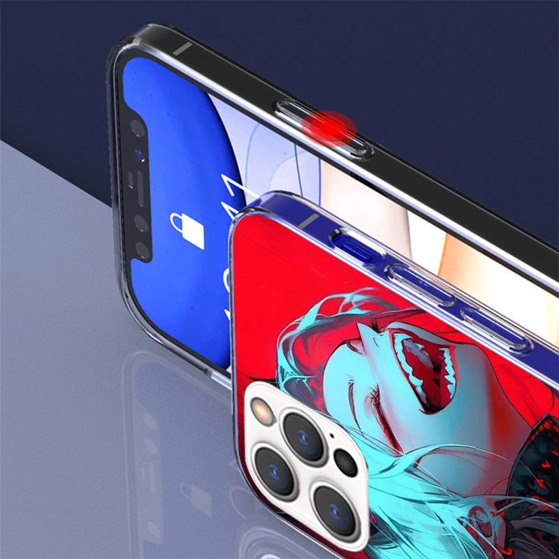 Crazy Gothic Japan Anime Girls Phone Case For Apple iPhone 17 Air 16 15 Plus 14 + 13 Mini 12 11 Pro Max 7 8 SE 16Max Soft Shell