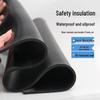 Black Insulating & Shock Absorbing Rubber Mat
