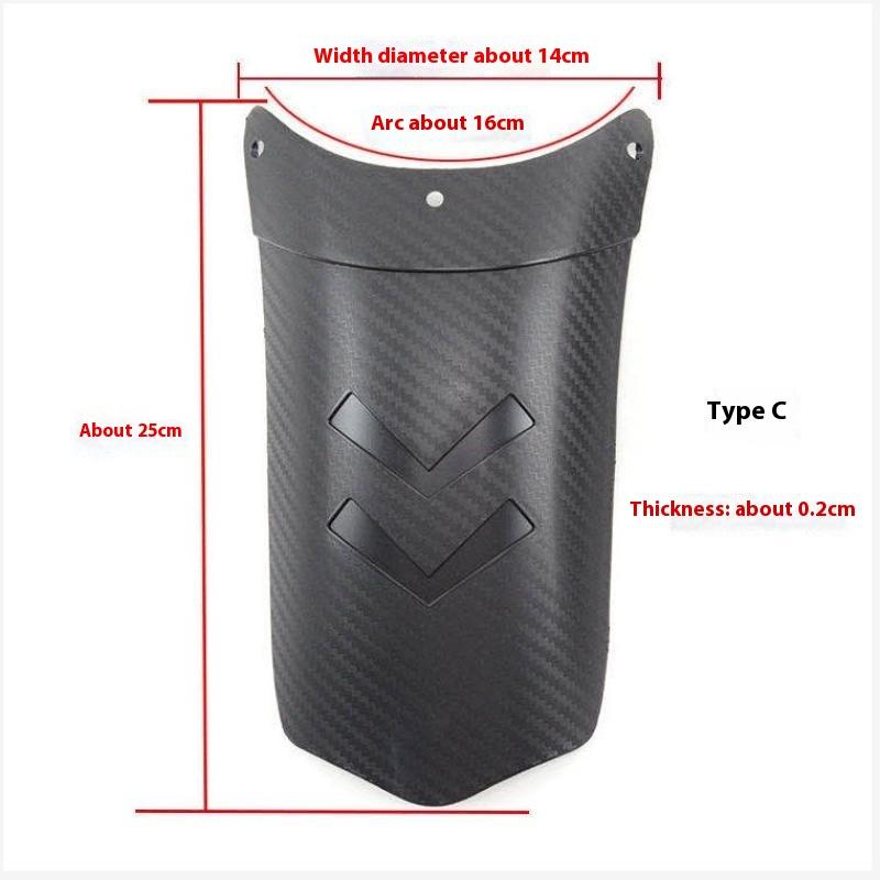 1 Set Splash Guard Universal Motorcycle Lengthen Front Rear Or Front Wheel Extension Mudguard For Motorbike