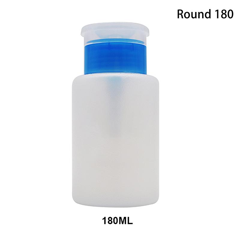 

1 шт. Жидкость для снятия лака для ногтей, очиститель, бутылочка для макияжа, инструмент для маникюра 60/180 мл, многоразовые бутылочки для ногтей, пустой дозатор с помпой