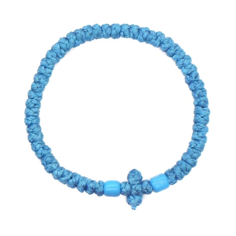 Verstellbares griechisch-orthodoxes Armband, christliches Gebetsarmband, handgewebt, Unisex-Armband, religiöses Handketten-Ornament