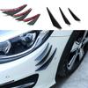 6Pcs/Set Car Front Bumper Lip Decoration Diffuser Shunt Fin Body Spoiler Universal Auto Front Bumper Lip
