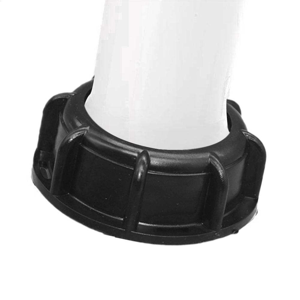 White 1000L IBC Tank Adapter Plastic Nozzle Tap 1/2" Replacement Valve Fitting Parts For Home Garden Water Connectors
