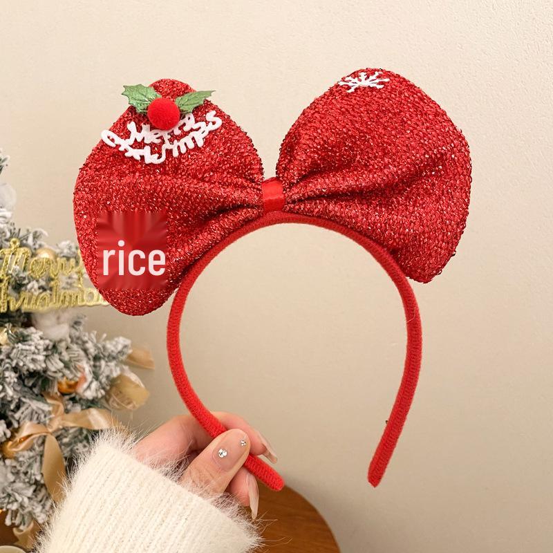 

Christmas Reindeer Antler Headband - Plush, Cute Hair Accessory for Girls’ Holiday Costume