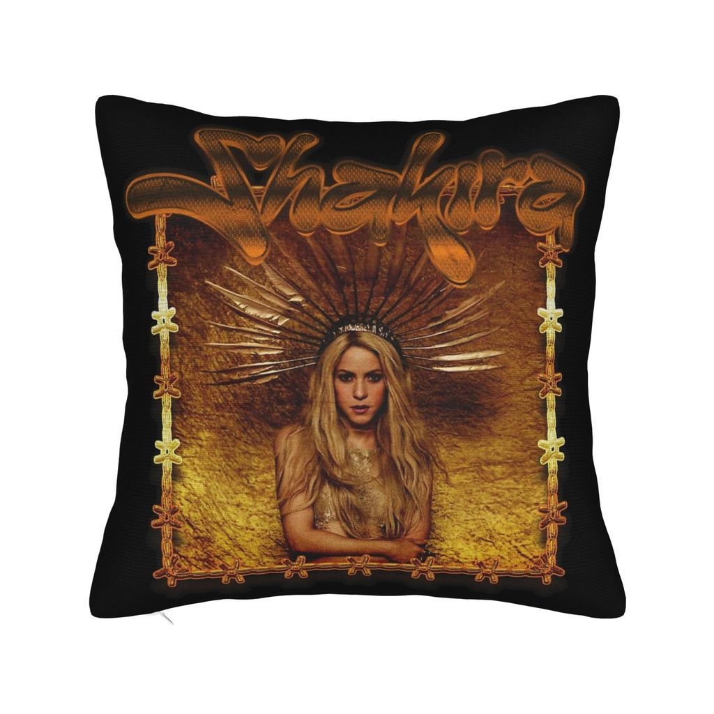 Singer Shakira Pillowcase Printing Fabric Cushion Cover Decor Throw Pillow Case Cover Home 45X45Cm
