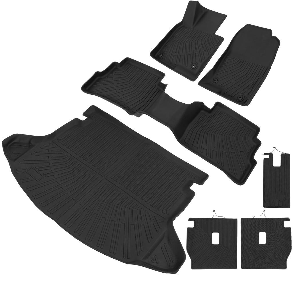 Floor Mats & Trunk Mat & Backrest Mats Car Floor Mats Cargo Liner Trunk Pad Replacement for Mazda CX-5 2017-2025 Accessories