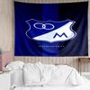 Blue Shield Emblem Tapestry, Unique Design Tapestry, Suitable for Bedroom,Livingroom, Playroom,Heartwarming Fan Holiday Gifts