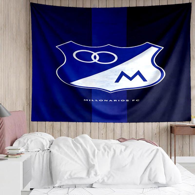 Blue Shield Emblem Tapestry, Unique Design Tapestry, Suitable for Bedroom,Livingroom, Playroom,Heartwarming Fan Holiday Gifts