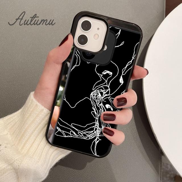 Funny Face Abstract Cartoon Art Phone Case for iPhone 11 12 13 14 Pro Max Mini XR XS SE 2020 6S 7 8 Plus Samsung Galaxy S21 S22